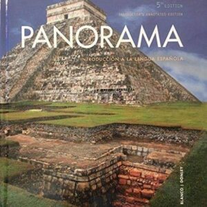Panorama: Introducción a la lengua española 5th Edition (PDF Instant download)