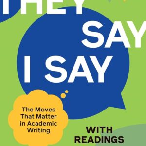 They Say/ I Say with Readings Fifth Edition (PDF Instant Download)