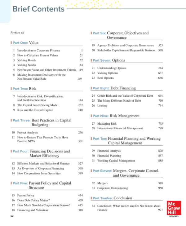 Principles of Corporate Finance 14th Edition (PDF Instant Download) - Image 2