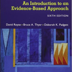 Program Evaluation: An Introduction to an Evidence-Based Approach 6th Edition (PDF Instant Download)