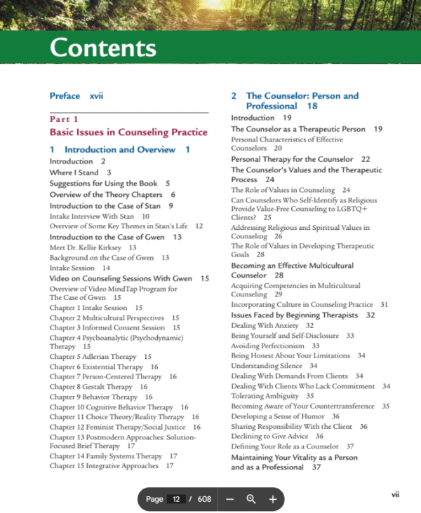 Theory and Practice of Counseling and Psychotherapy 11th edition (PDF Instant Download) - Image 2