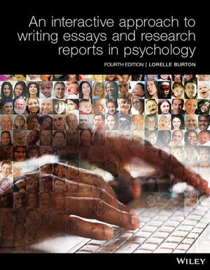 An Interactive Approach Writing Essays Research Reports in Psychology 4th edition (PDF Instant Download)