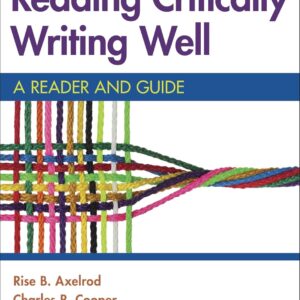 Reading Critically, Writing Well. 12th edition (PDF Instant Download)