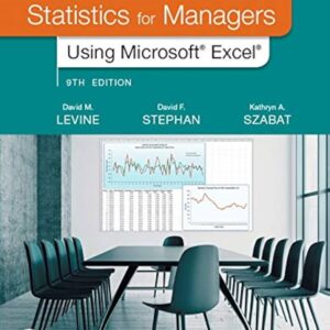 Statistics for Managers Using Microsoft Excel 9th Edition (PDF Instant Download)