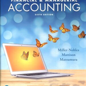 Horngren's Financial and Managerial Accounting 6th edition (PDF Instant Download)