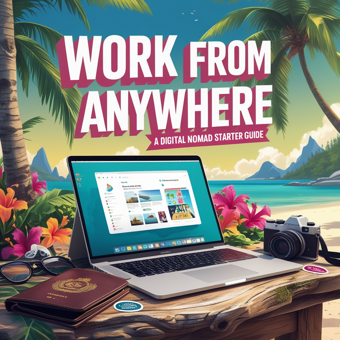 Work from Anywhere: A Digital Nomad Starter Guide (PDF Instant Download)